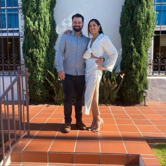 Revolve x Lovers + Friends Gianne matching co-ord set in ivory - Picture 3 of 7